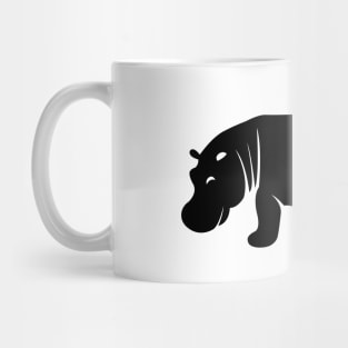 Hippo Silhouette Mug